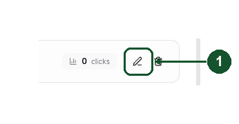 Step 1 close up: the pencil sits to the left of the bin icon