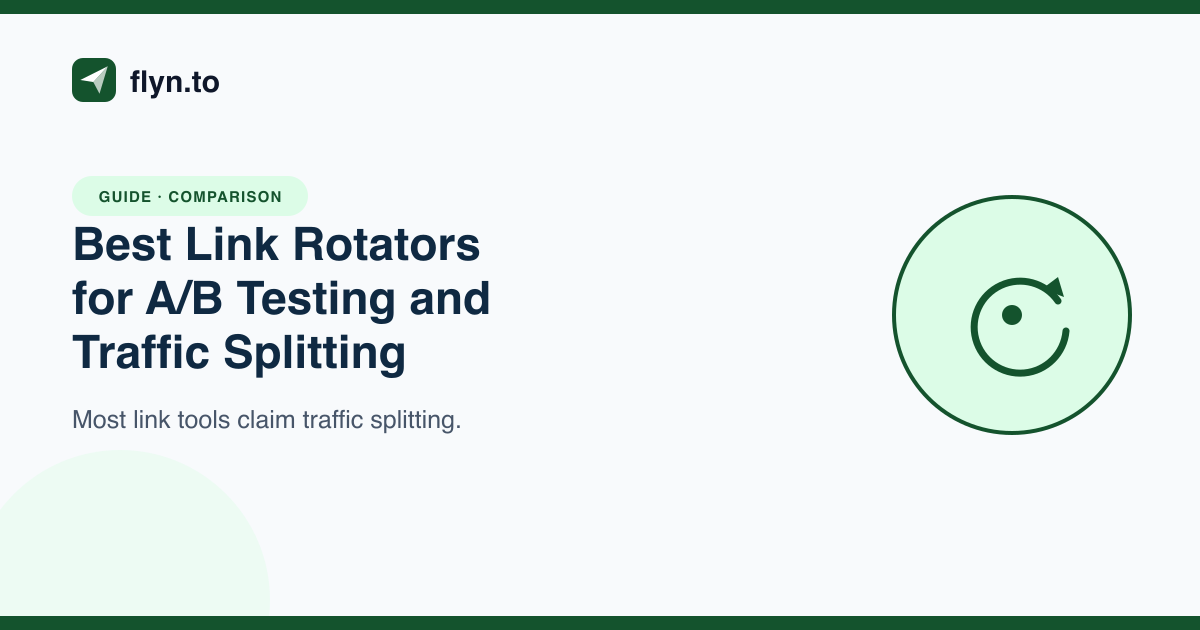 Best Link Rotators for A/B Testing and Traffic Splitting