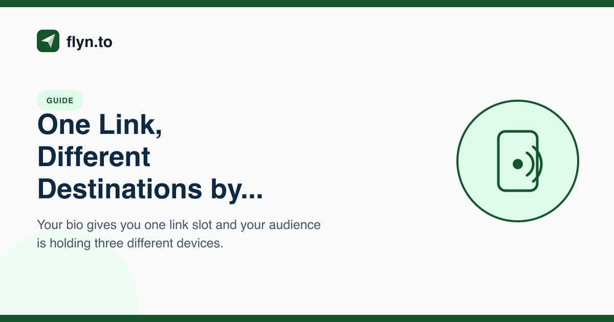 One Link, Different Destinations by Device: How It Works