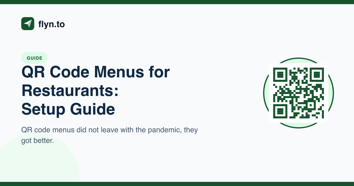 QR Code Menus for Restaurants: The Complete Setup Guide
